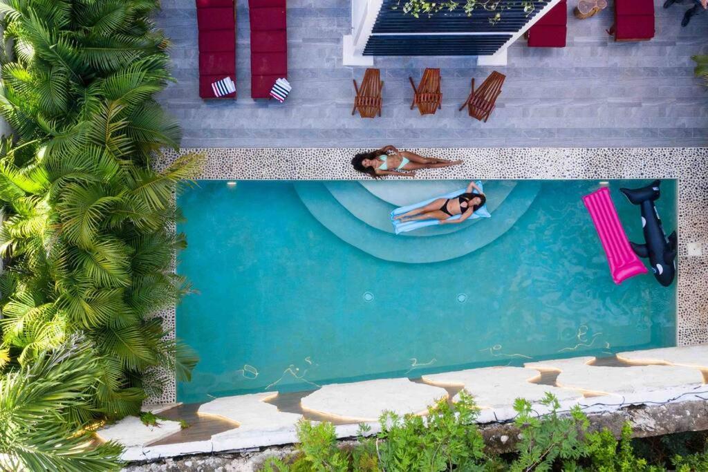 Luxury 2BR Condo w Private Jacuzzi, Fast Wifi, AC Tulum Esterno foto