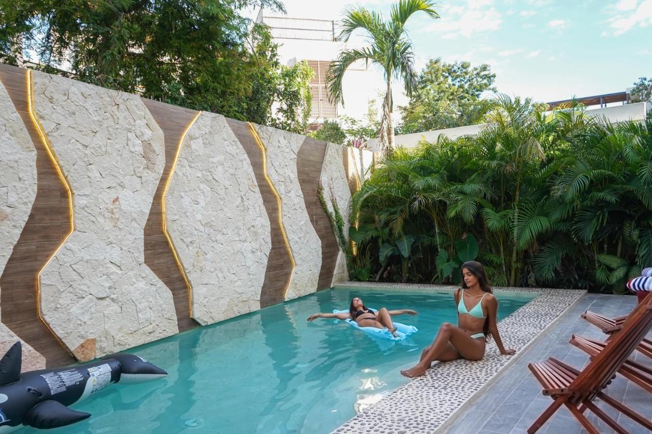 Luxury 2BR Condo w Private Jacuzzi, Fast Wifi, AC Tulum Esterno foto