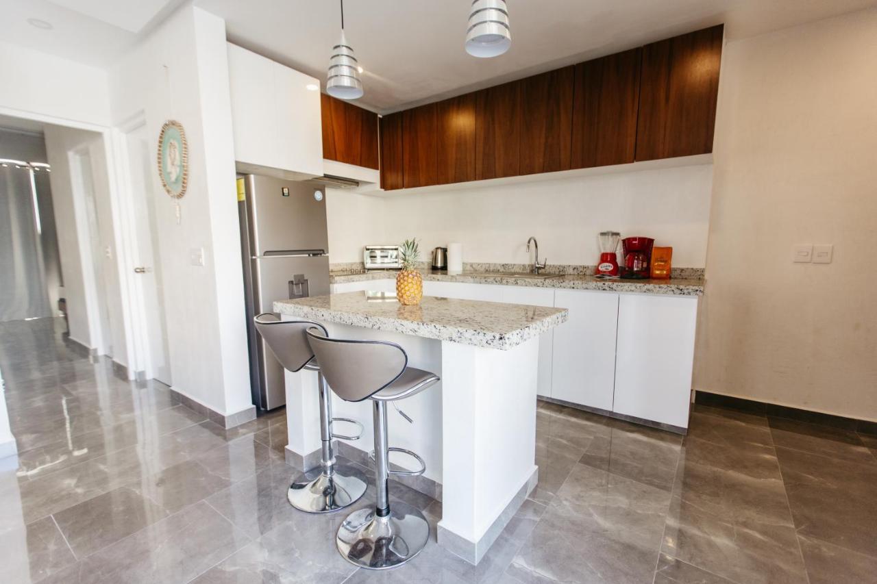 Luxury 2BR Condo w Private Jacuzzi, Fast Wifi, AC Tulum Esterno foto