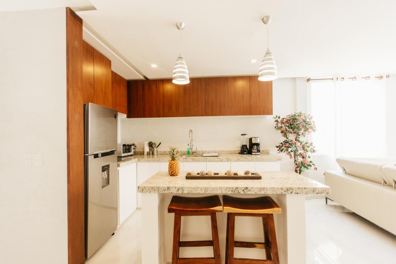 Luxury 2BR Condo w Private Jacuzzi, Fast Wifi, AC Tulum Esterno foto