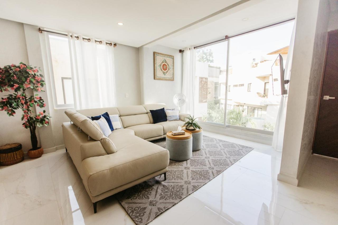Luxury 2BR Condo w Private Jacuzzi, Fast Wifi, AC Tulum Esterno foto