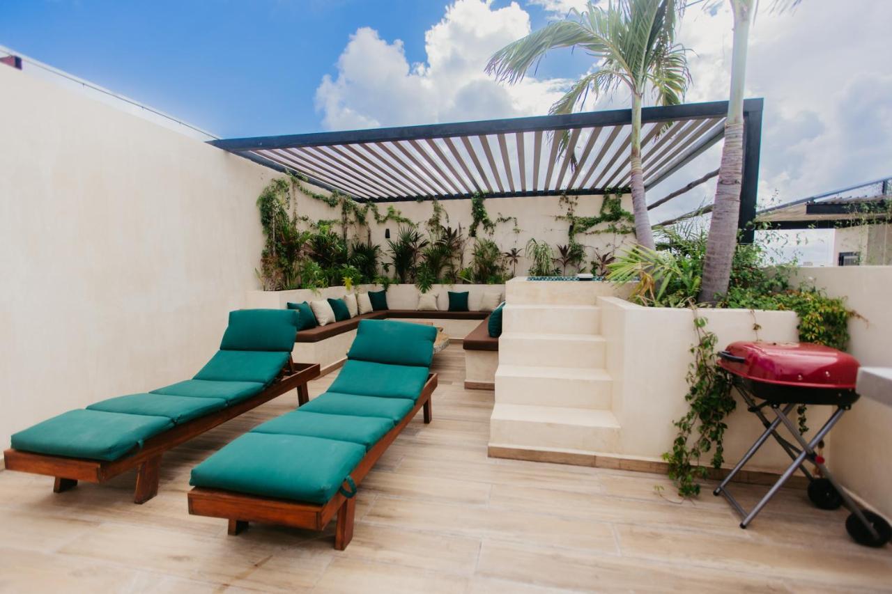 Luxury 2BR Condo w Private Jacuzzi, Fast Wifi, AC Tulum Esterno foto