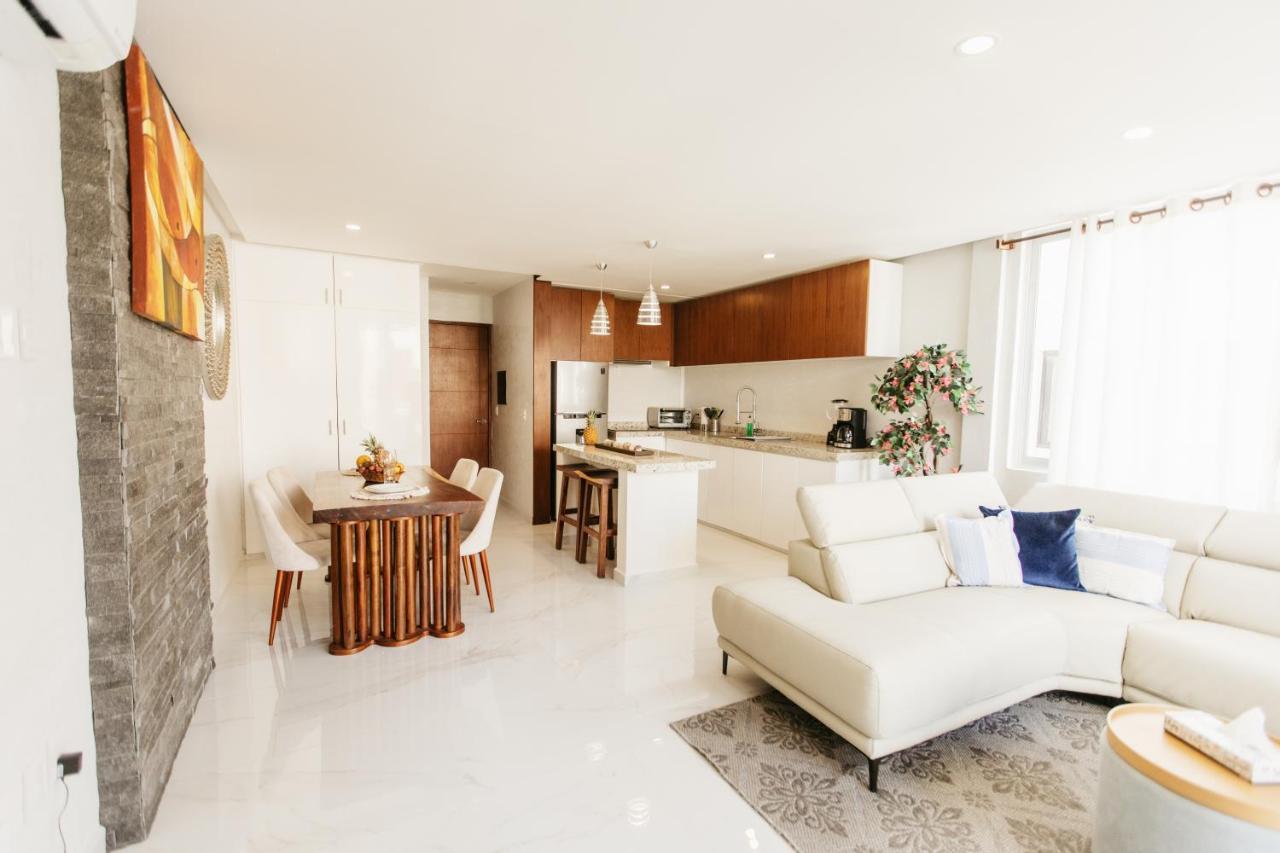 Luxury 2BR Condo w Private Jacuzzi, Fast Wifi, AC Tulum Esterno foto