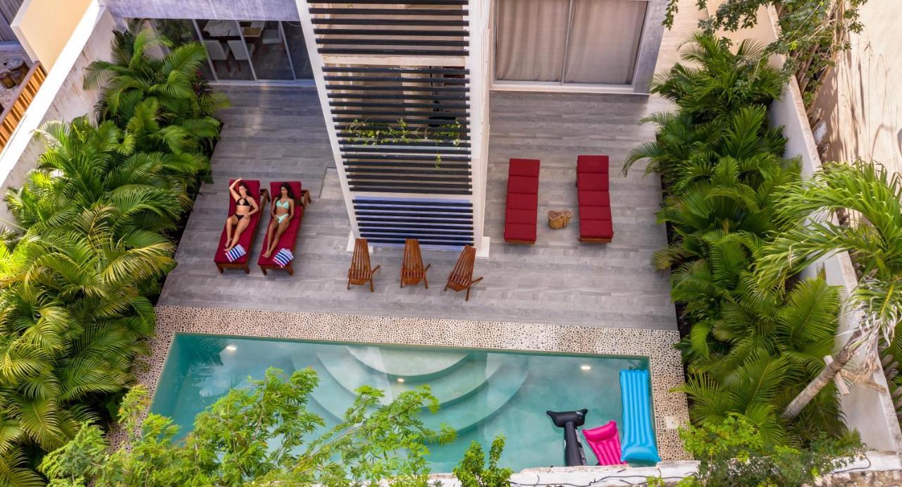 Luxury 2BR Condo w Private Jacuzzi, Fast Wifi, AC Tulum Esterno foto